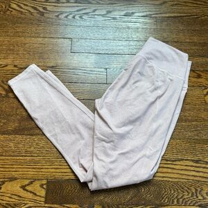 Fabletics Blush Pink High Waisted Leggings Size Medium Athletic Yoga Activewear